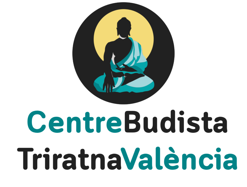 Mantras para mantener el Dharma logo nuevo letras oscuras